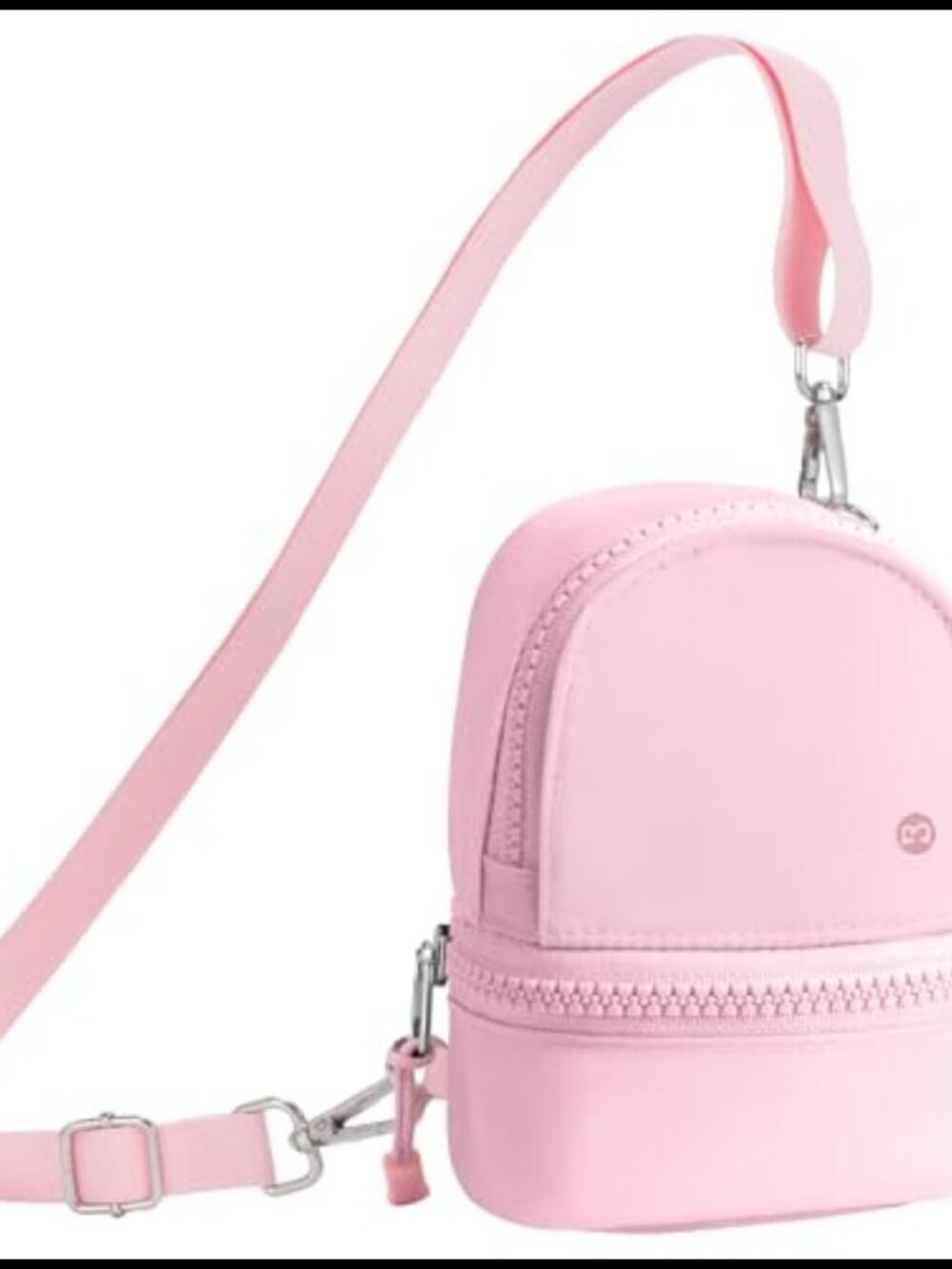 Mini Convertible Crossbody Sling Backpack RFID Card Slots Zipper Wallet Travel